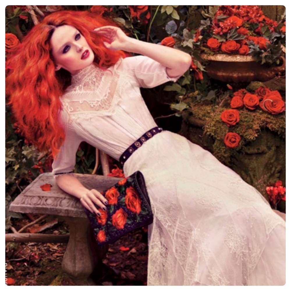 ALICE + OLIVIA Lace Midi Dress - Picture 7 of 8